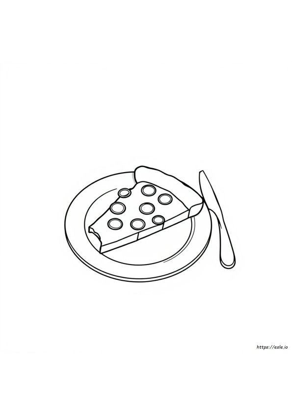 Coloriage Part De Pizza