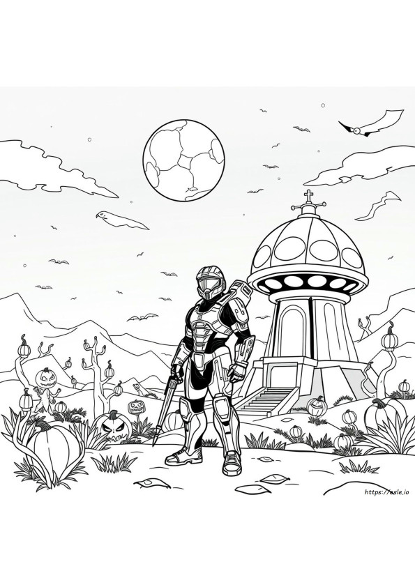 Halowwen Coloring Pages