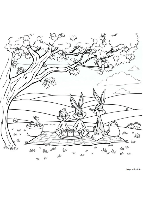 Looney Tunes Kleurplaat