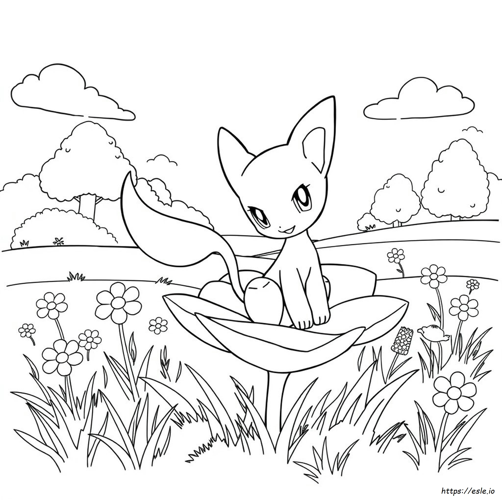 Pokemon Coloring Pages Of Mew