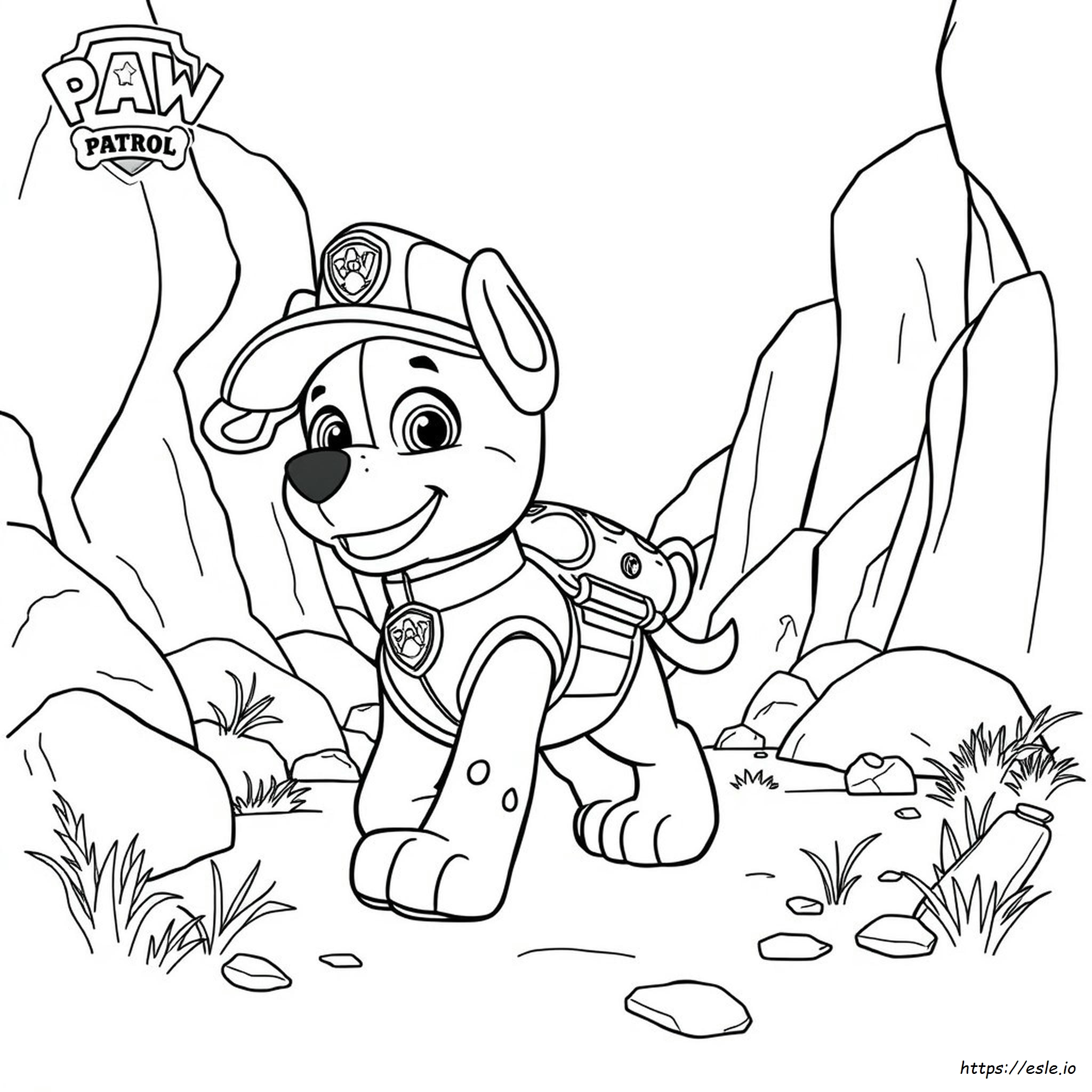 Mewarnai Rocky Paw Patrol