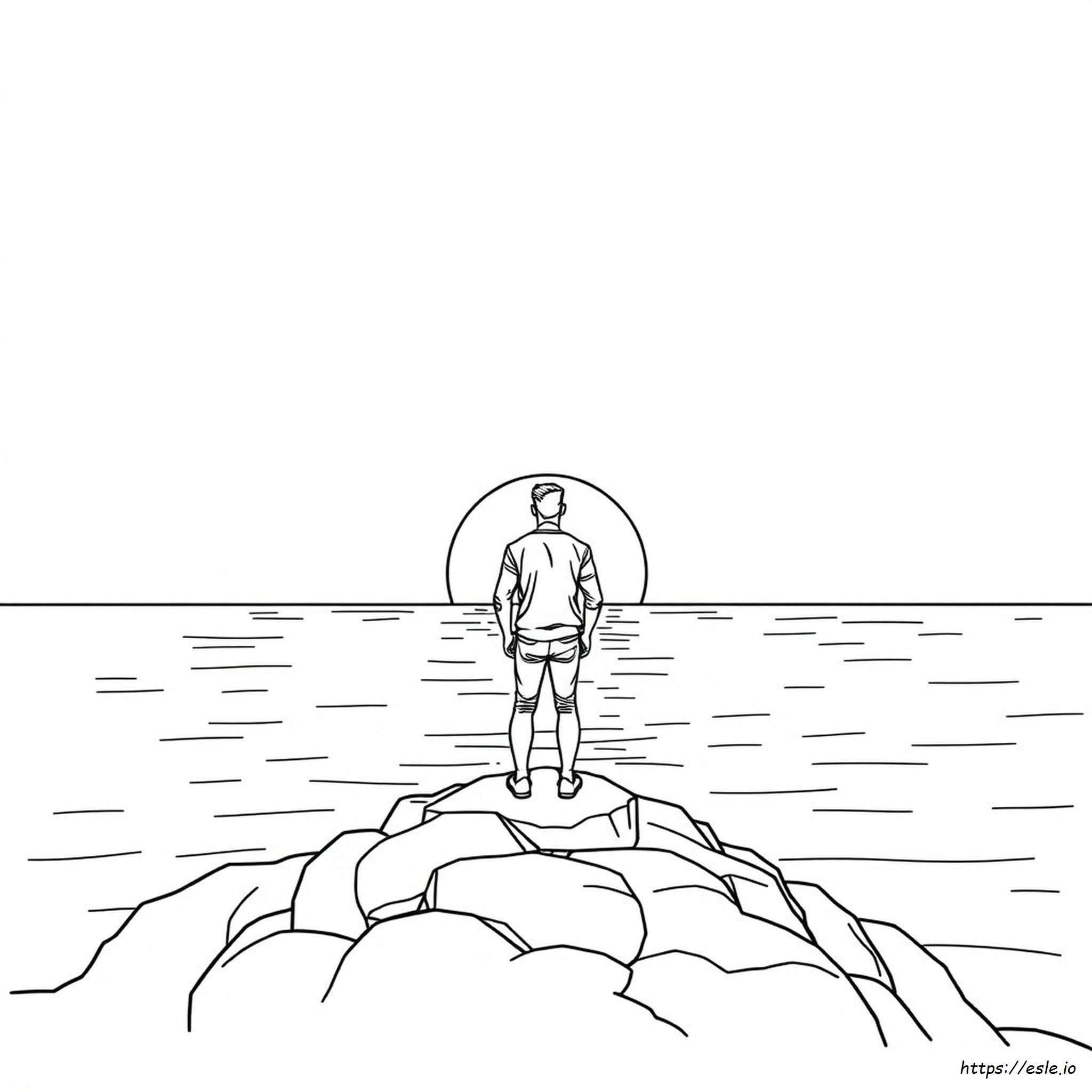 男性の塗り絵