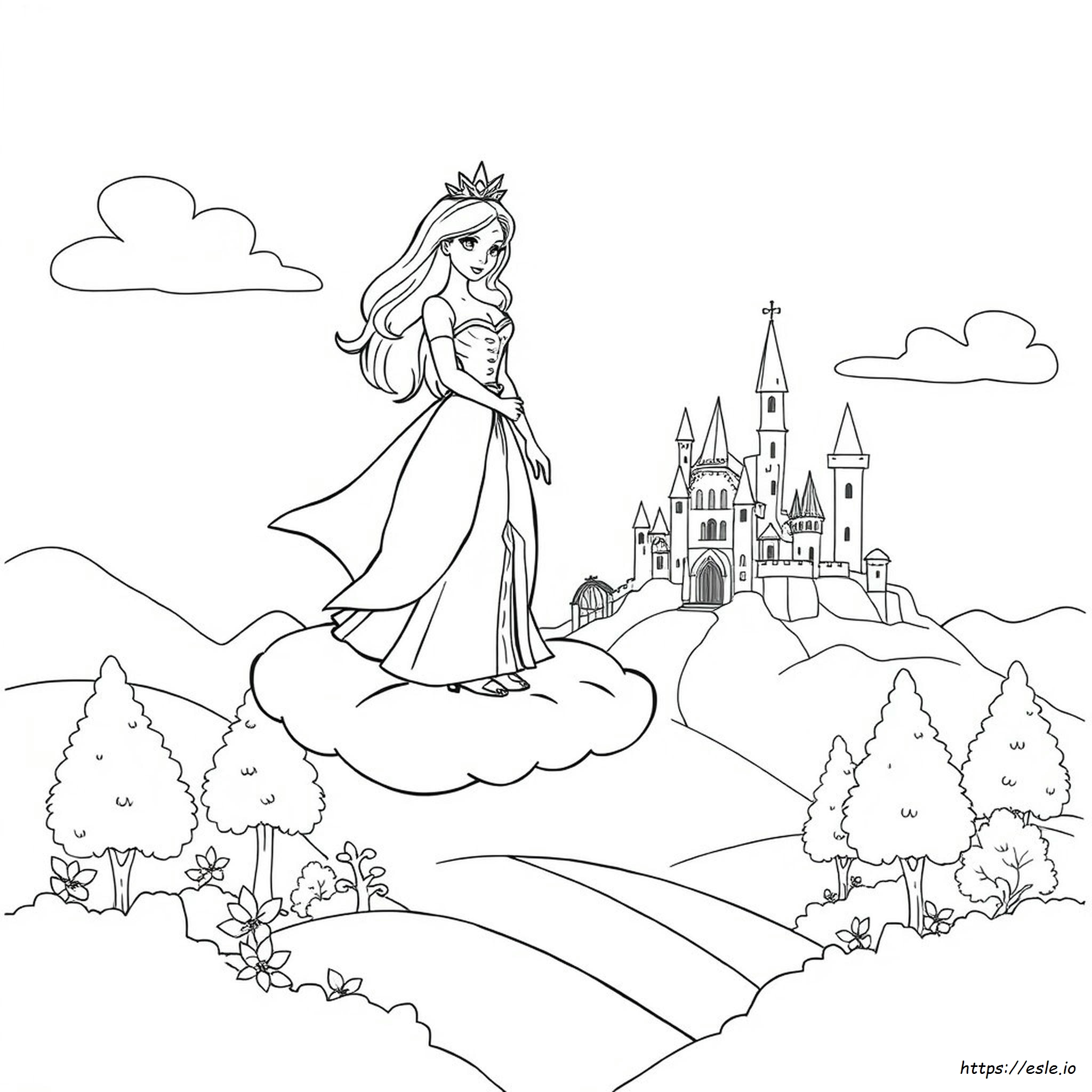 Putri Fantasi Gambar Mewarnai