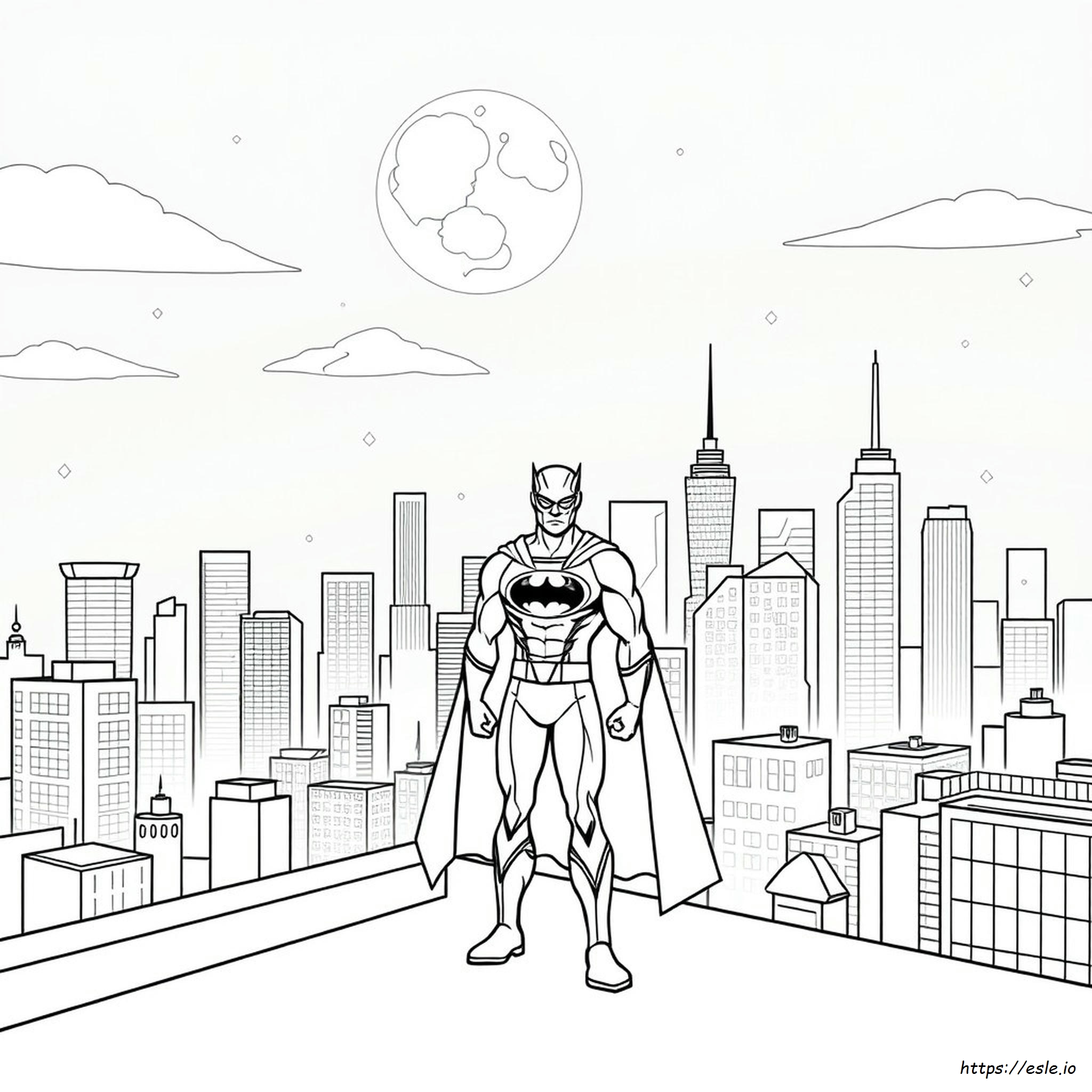 Coloriages Gratuits De Super-Héros À Imprimer