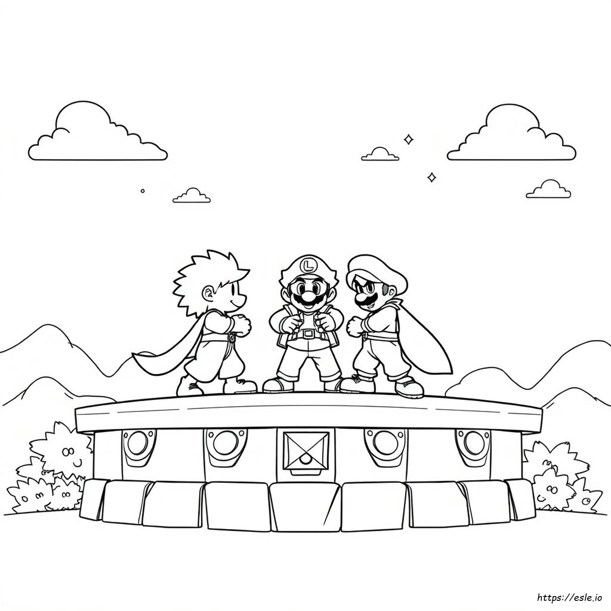 Super Smash Coloring Pages