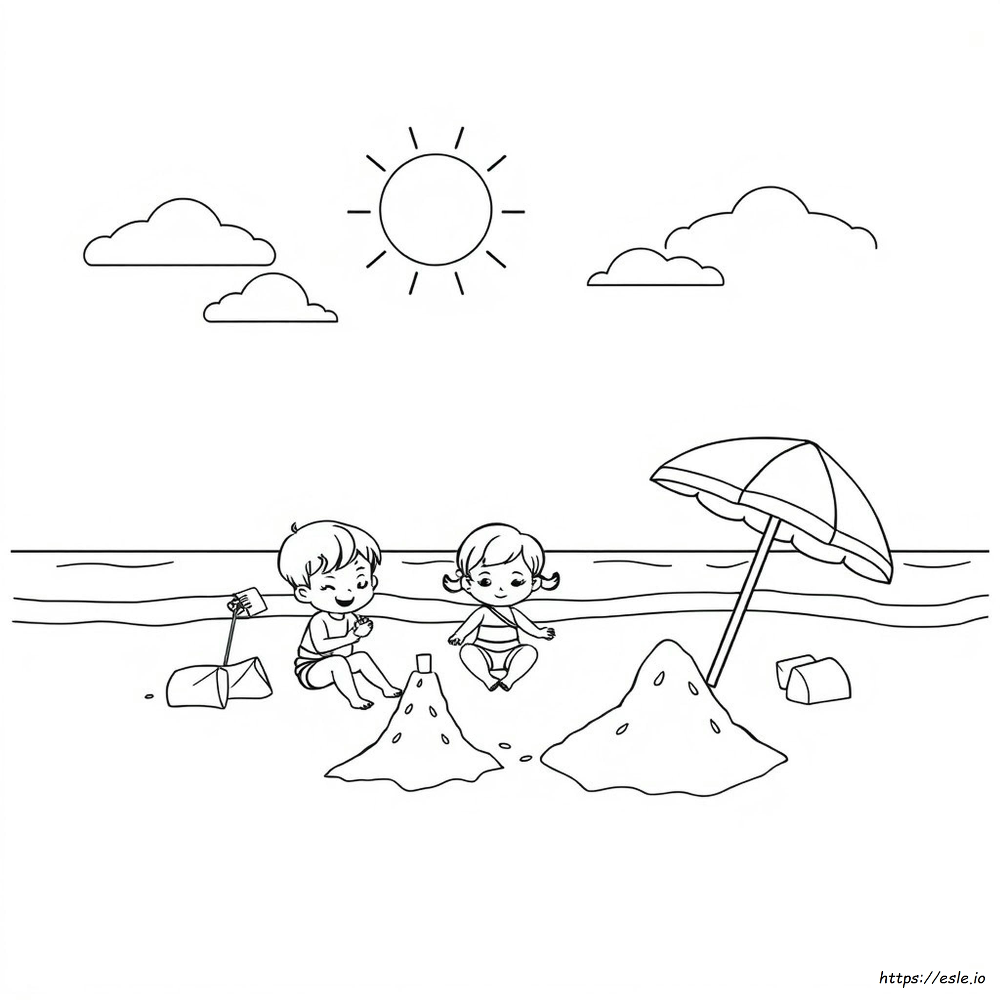 Disegni Da Colorare Estate Per Bambini
