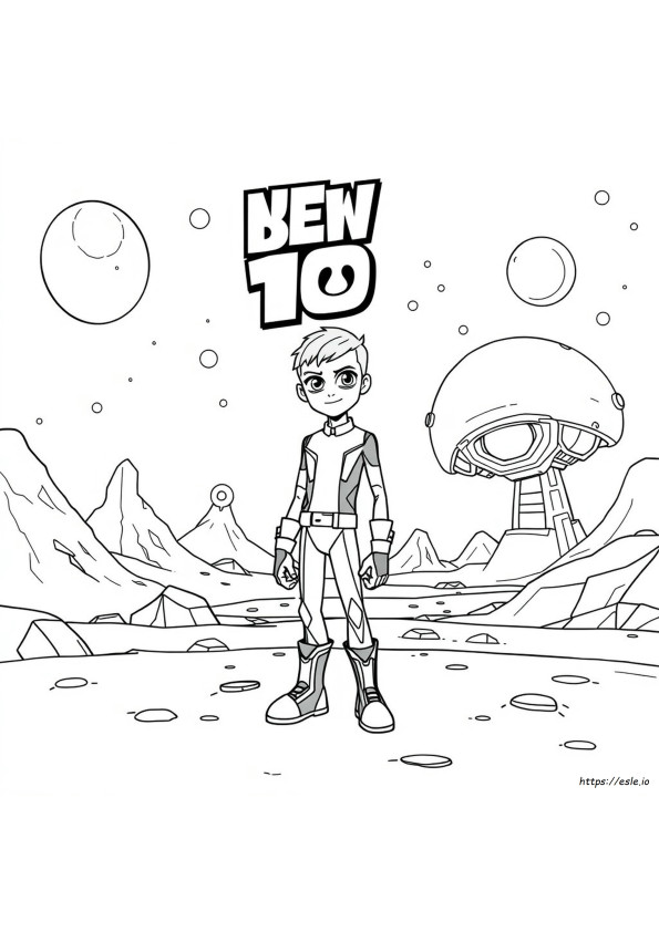 New Ben 10 Coloring Pages