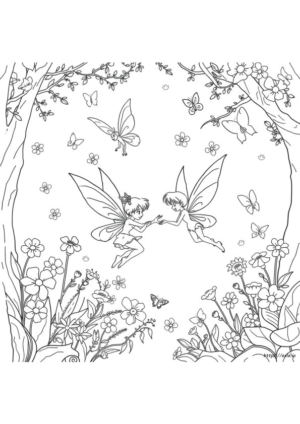 Disney Feen Pixie Hollow Ausmalbilder