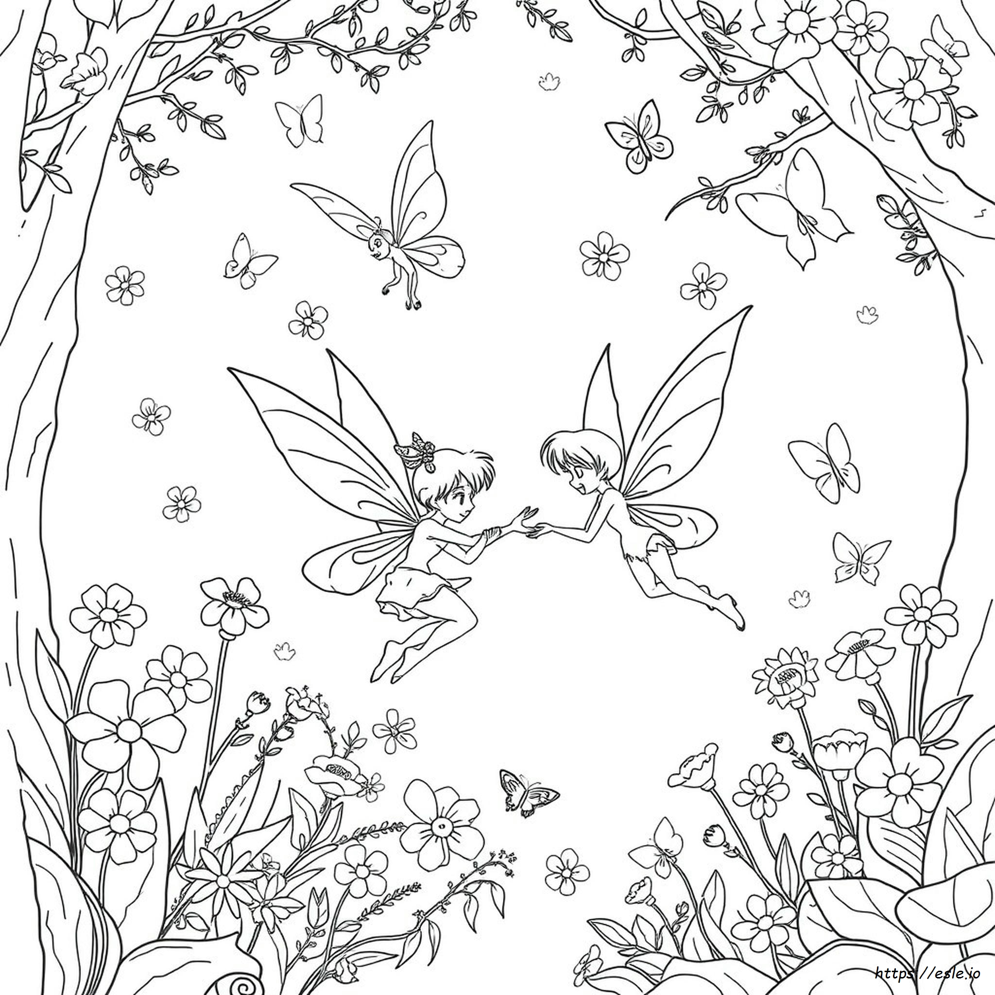 Disney Helinäkeiju Värityskuvat Pixie Hollow