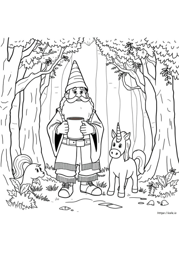 Hagrid Colouring Pages
