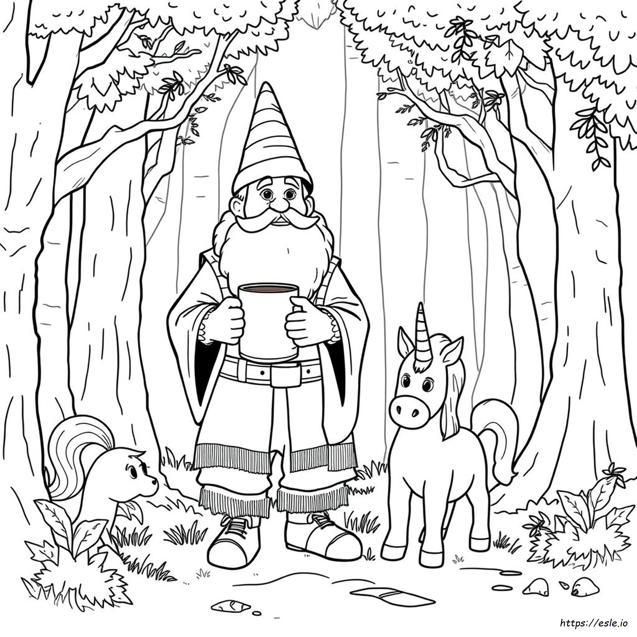 Hagrid Gambar Mewarnai