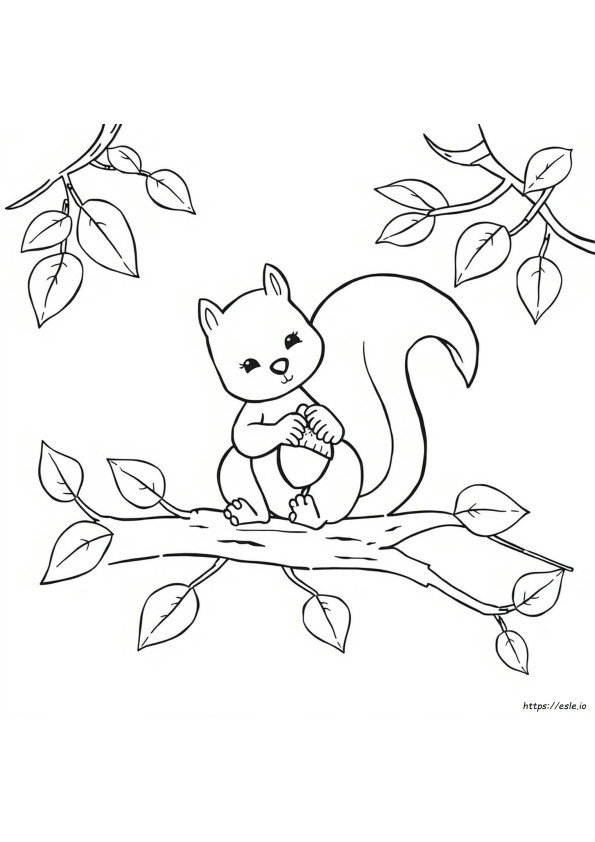 Animales Lindos De Otoño Para Colorear