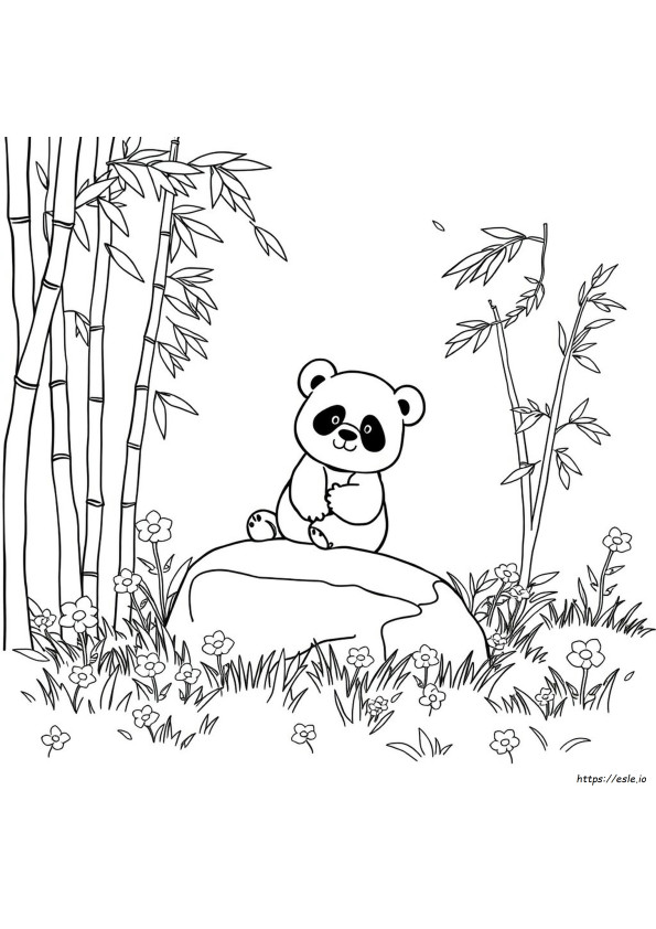 Kostenlose Panda Ausmalbilder