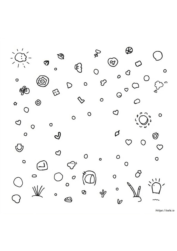 Dibujos De Doodle Art Para Colorear Gratis