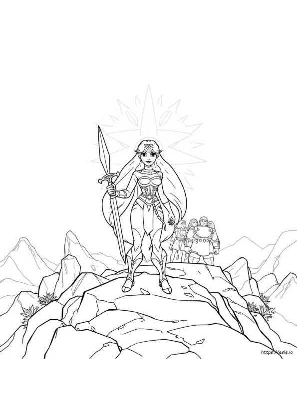Nuevas Páginas De She-Ra Para Colorear