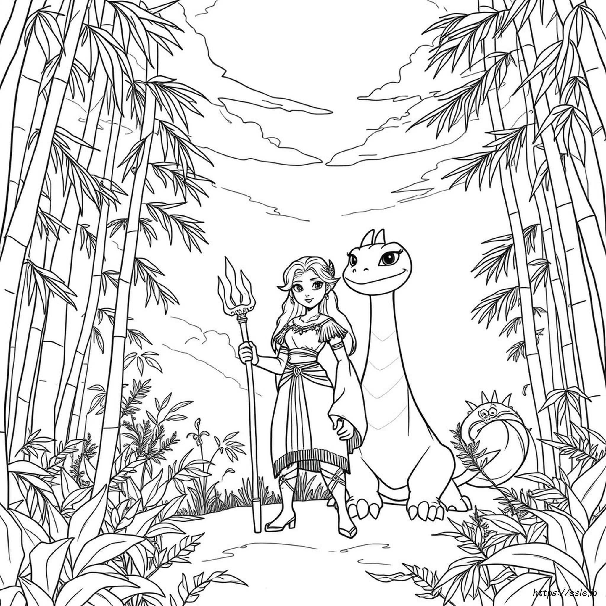 Disney Raya And The Last Dragon Coloring Pages