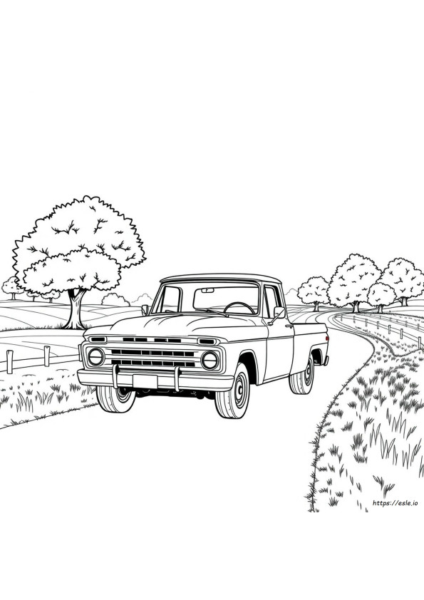 Chevy Truck Colouring Pages