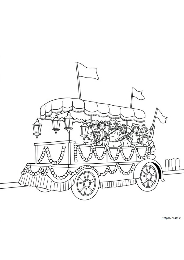 Mardi Gras Coloring Pages