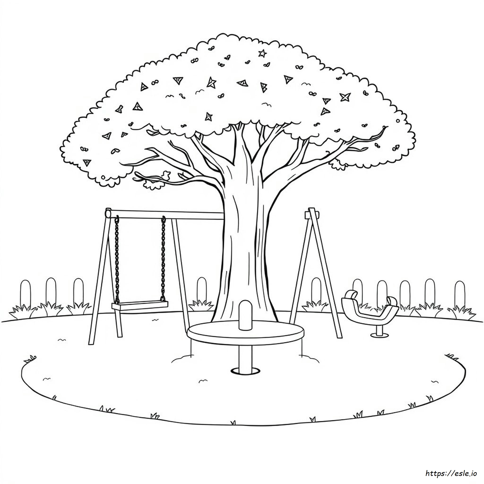 Playground Coloring Pages Printable