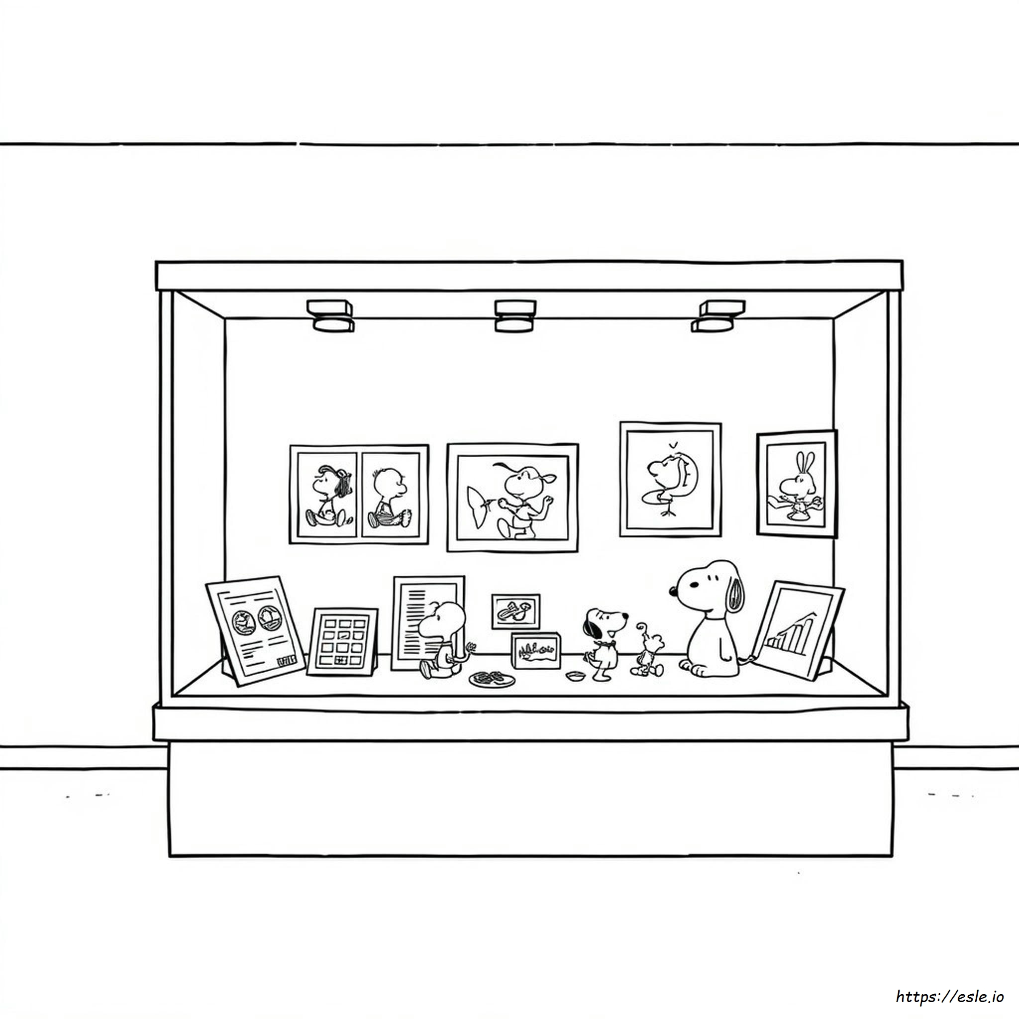 Schulz Museum Coloring Pages
