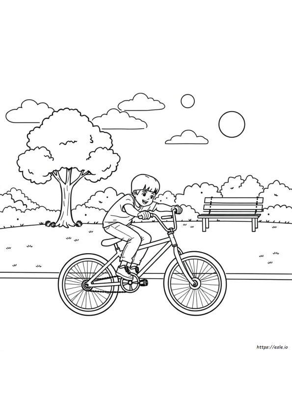 Coloriage Bmx