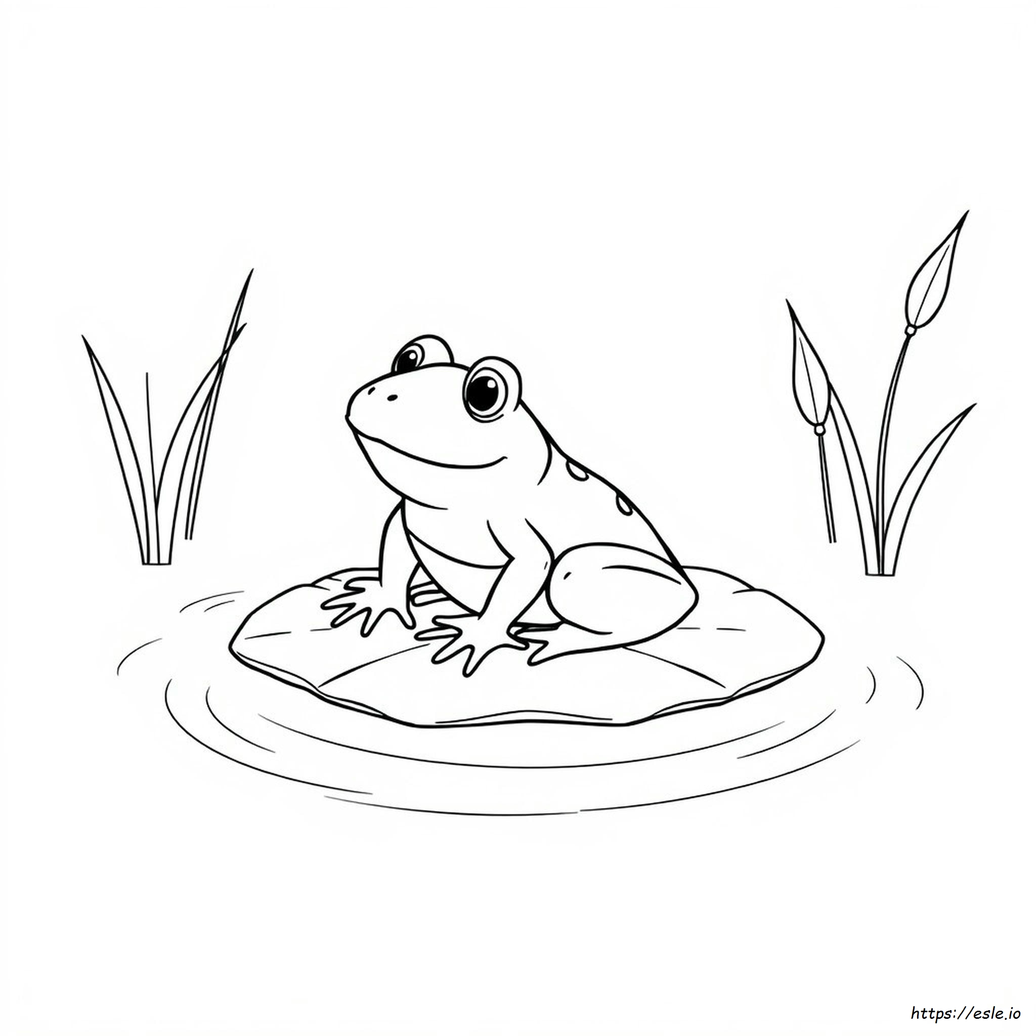 Bullfrog Coloring Page