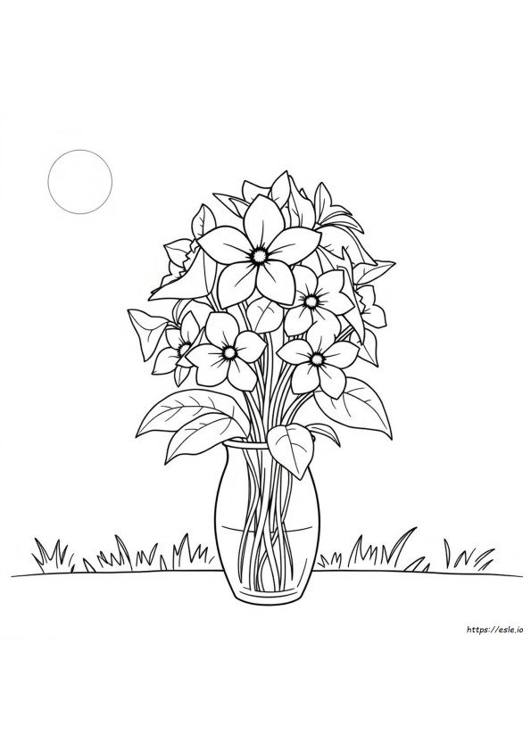 Flower Full Page Printable Coloring Pages