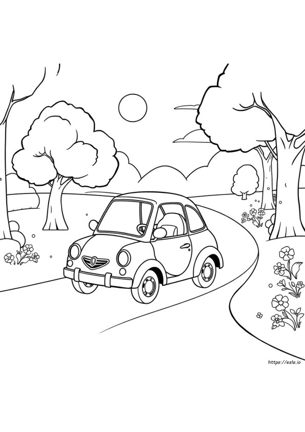 Cozy Coupe Da Colorare
