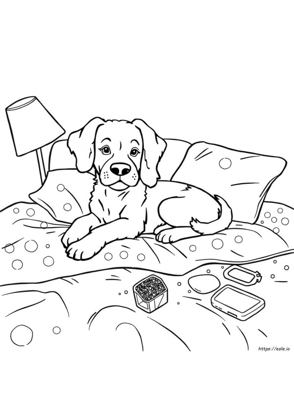 Lisa Frank Dog Coloring Pages