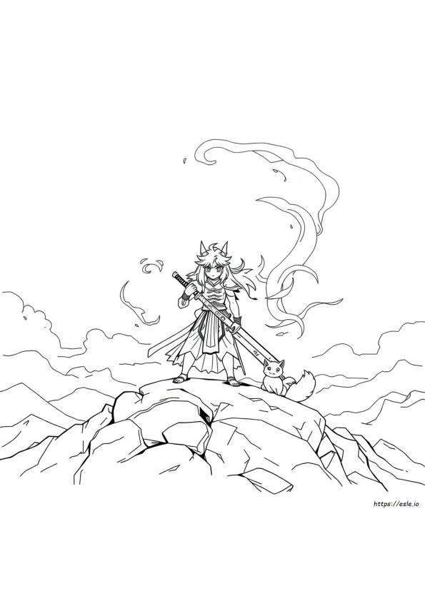 Sesshomaru Coloring Pages