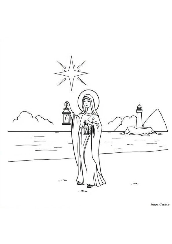 Heilige Lucia Ausmalbilder