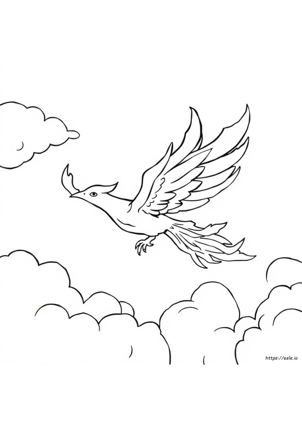 Firebird Coloring Page