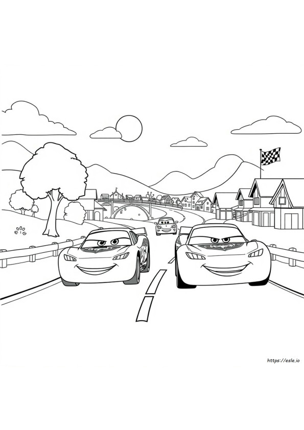 Disegni Da Colorare Dal Film Cars