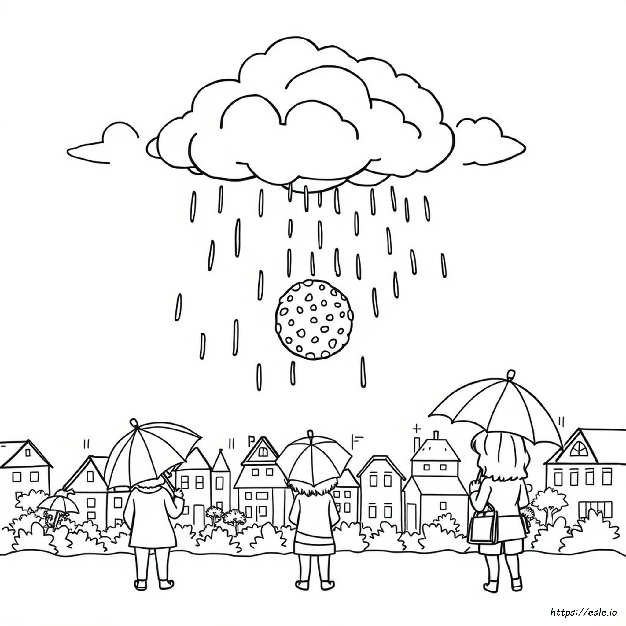 Cloudy With Achance Of Meatballs Coloring Pages