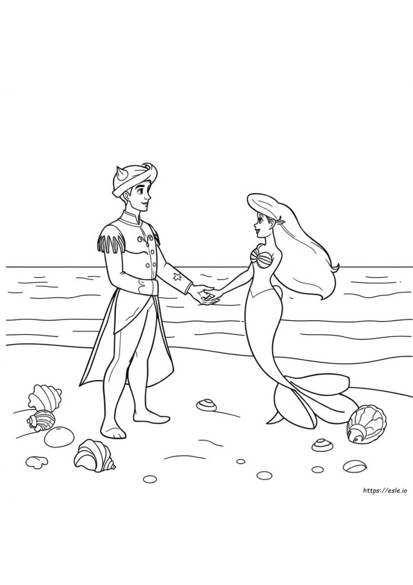 Prince Eric Little Mermaid Coloring Pages