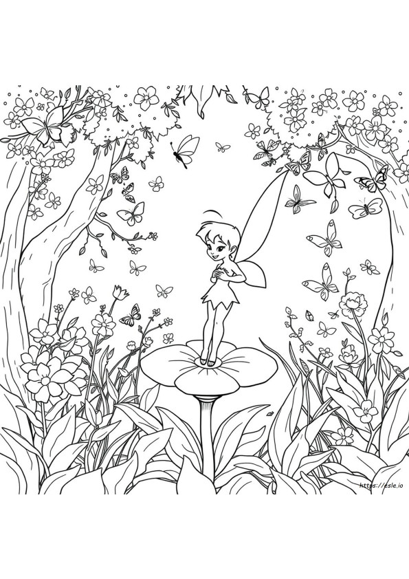 Tinkerbell Színező Oldalak Nyomtatása