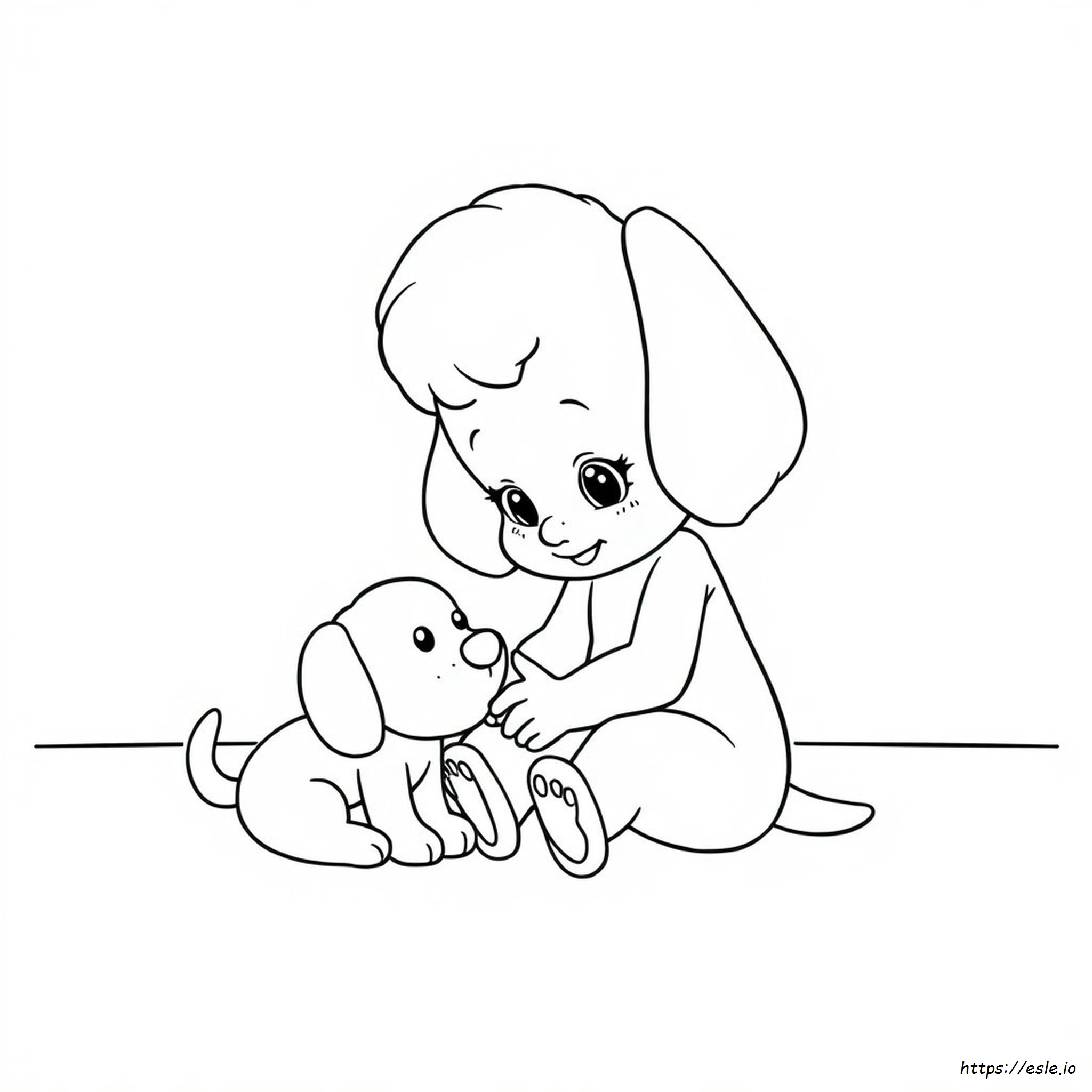 Dibujo De Bluey Para Colorear