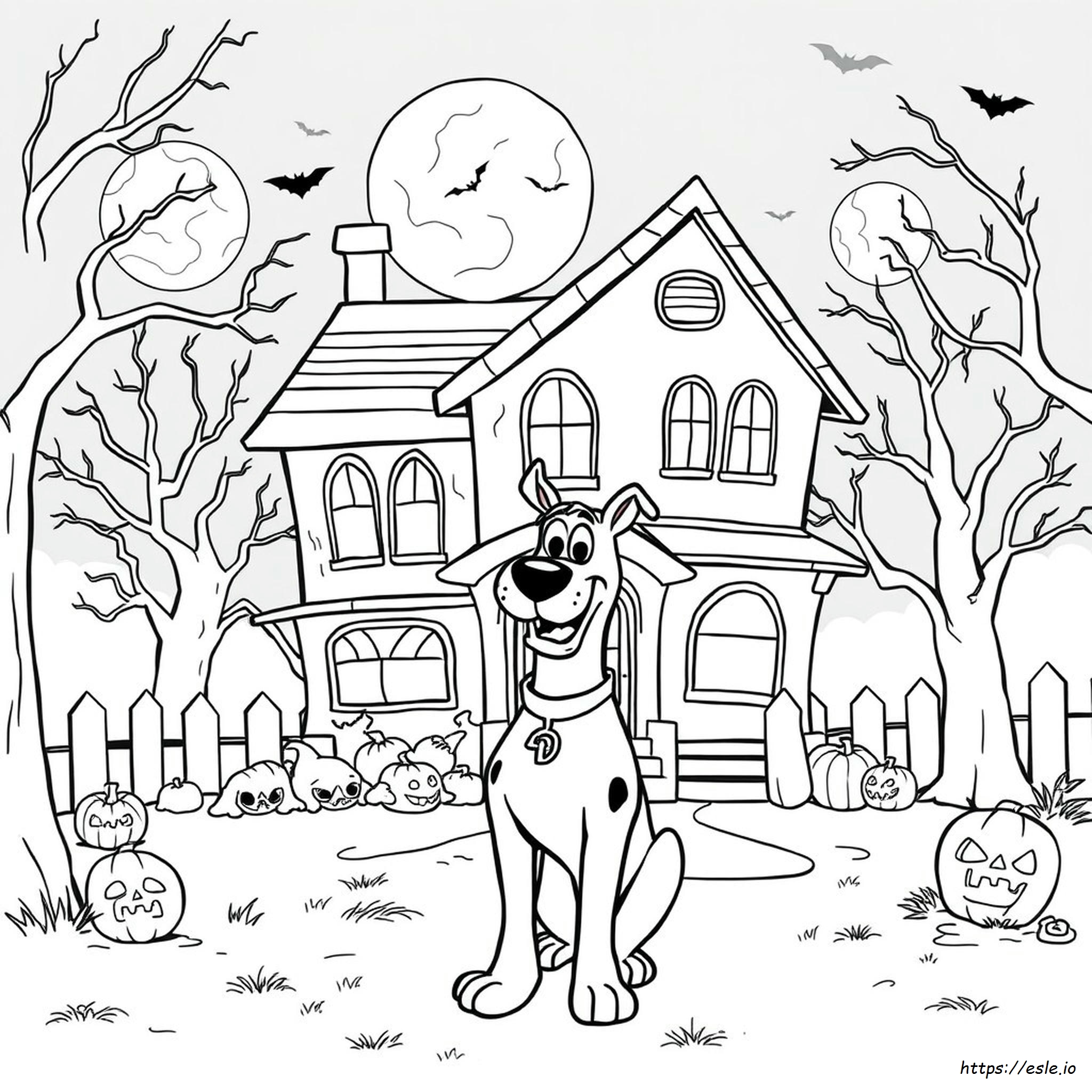 Scooby Doo Halloween Coloring Sheets
