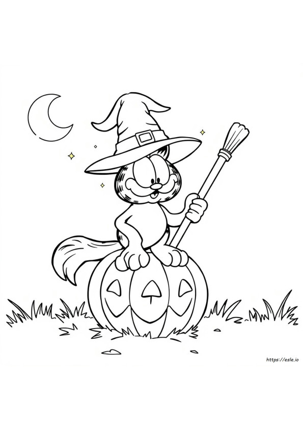 Karvinen Halloween Värityskuvat