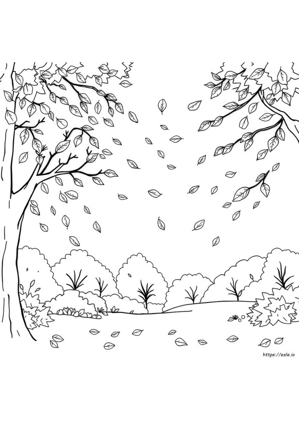 Happy Fall Coloring Pages Free Printable