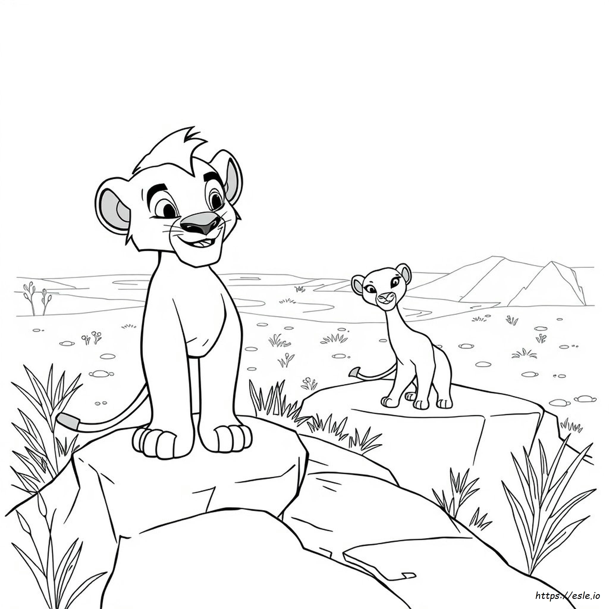 Kion Lion Guard Coloring Pages
