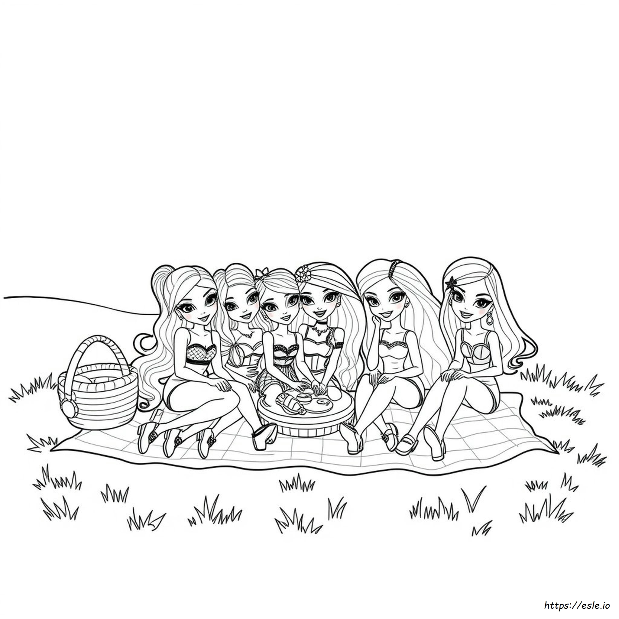 Gambar Mewarnai Bratz Yang Dapat Dicetak