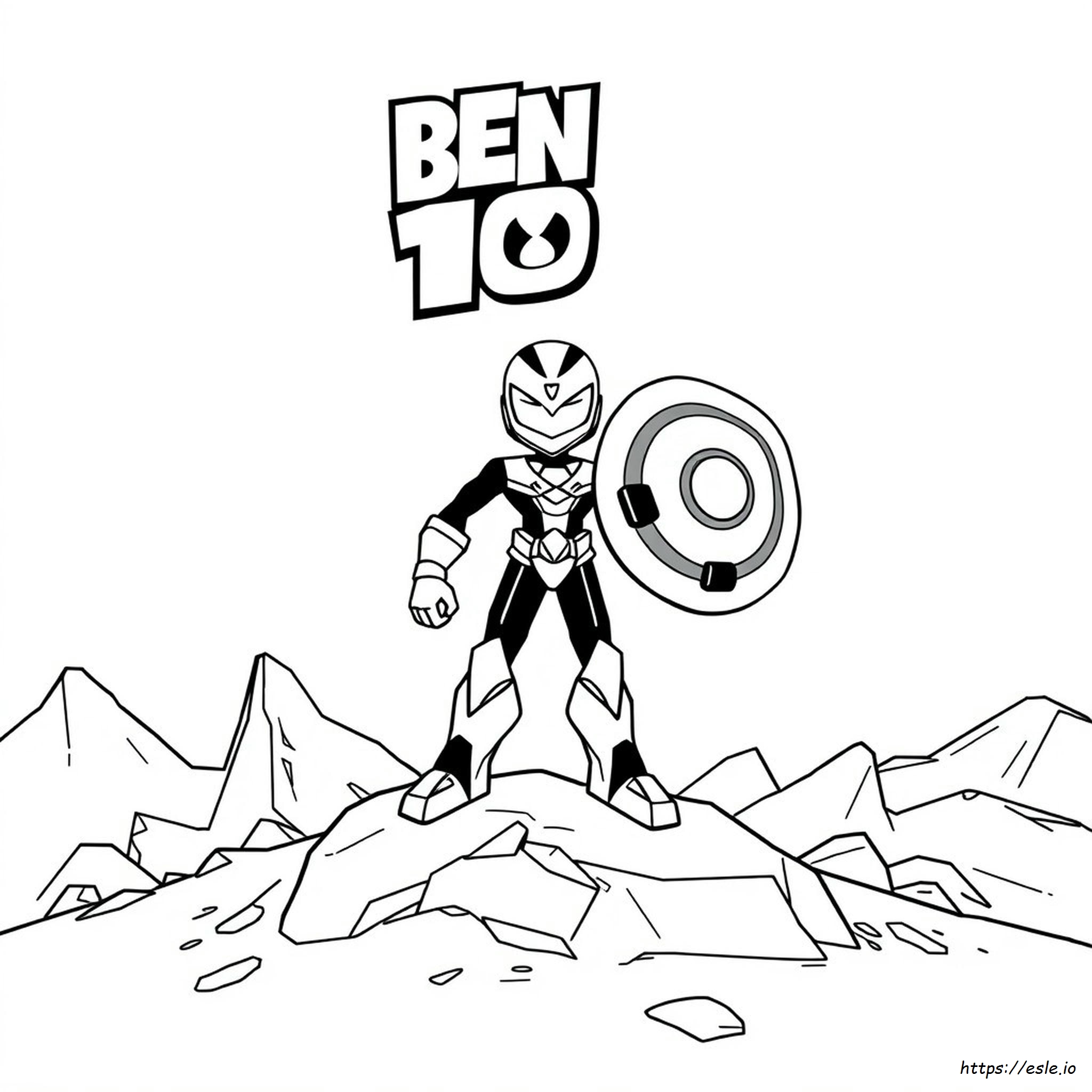 Ben 10 Chromastone Coloring Pages
