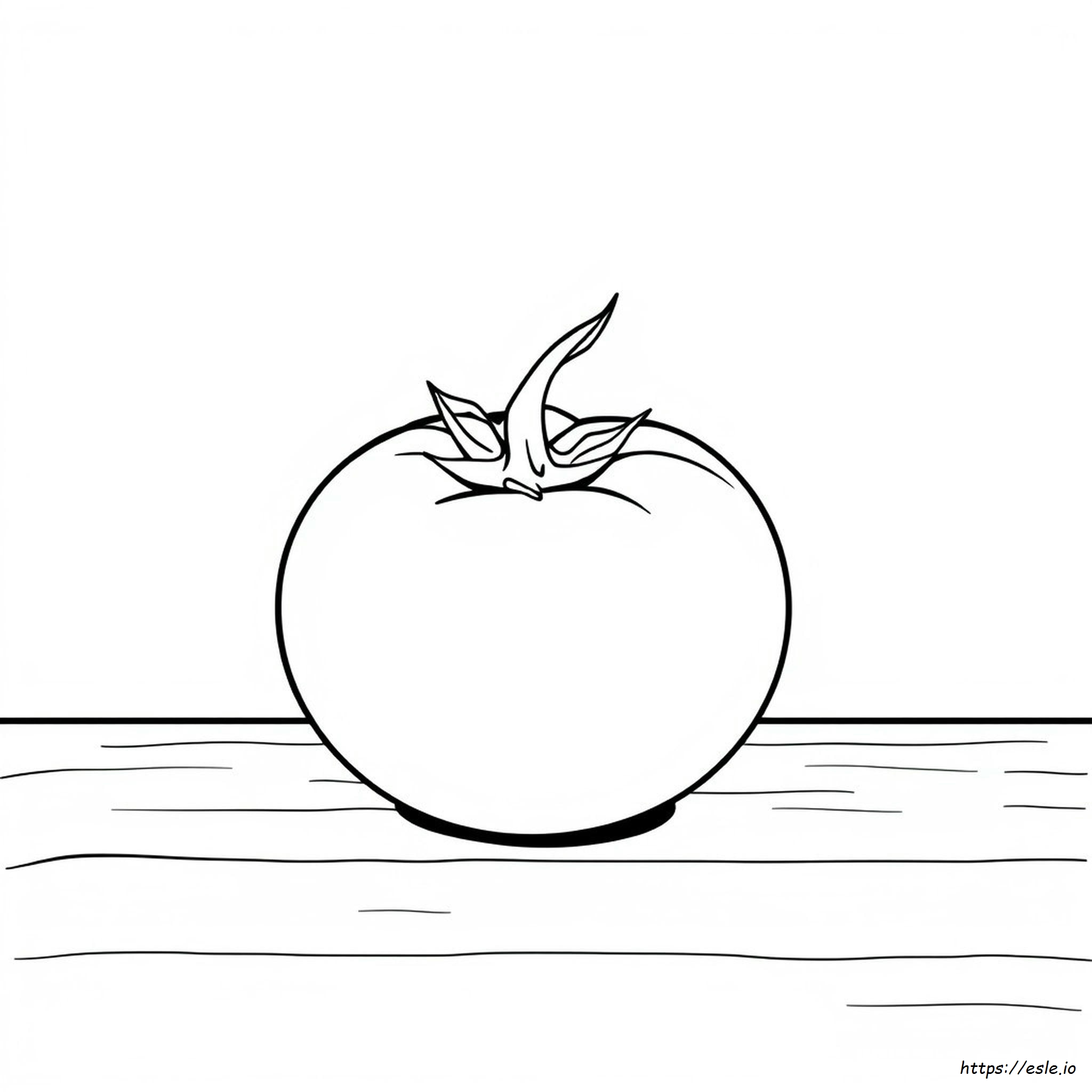 Colouring Picture Of Tomato