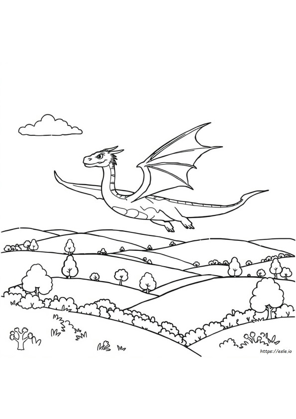 Free Dragon Coloring Pages For Kids