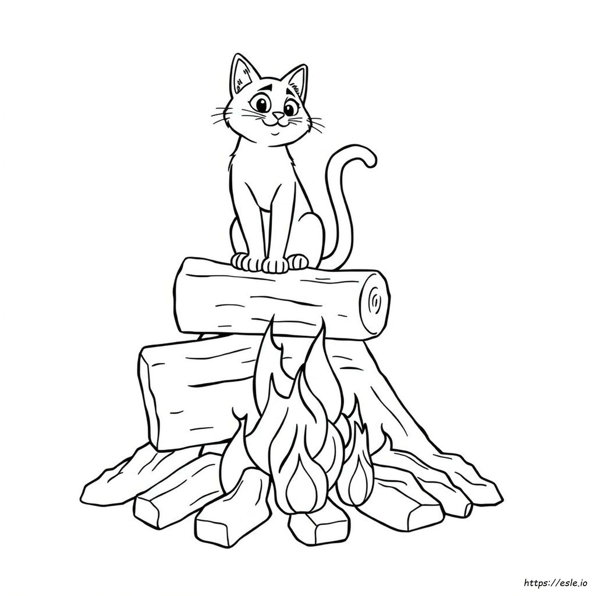 Blaze The Cat Colouring Pages