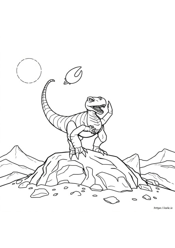 Scorpius Rex Colouring