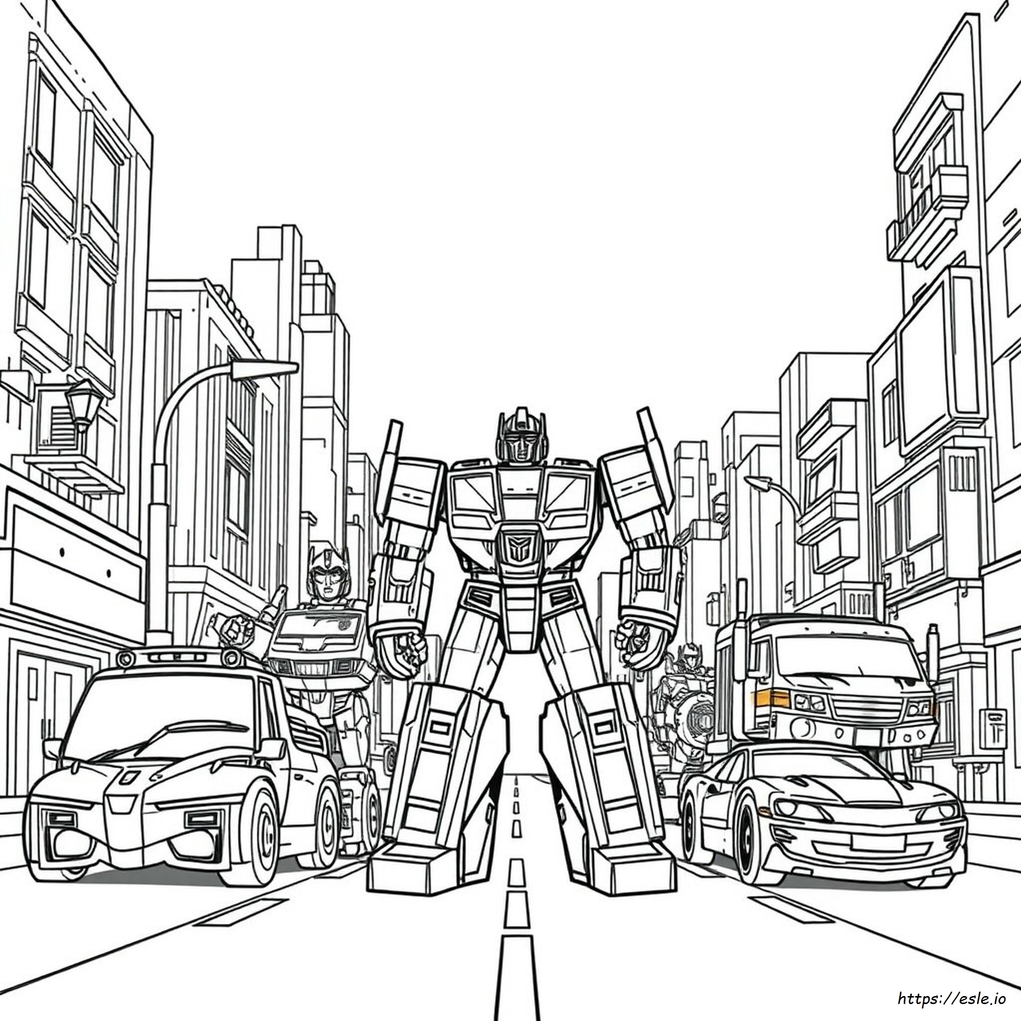 Transformers Movie Coloring Pages