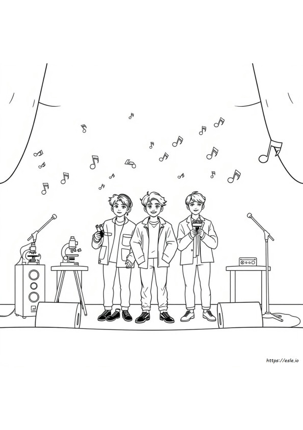 Ateez Coloring Pages