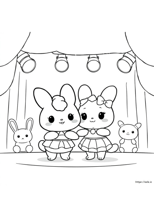 Cinnamoroll Melodi Gambar Mewarnai Kuromi Untuk Mewarnai